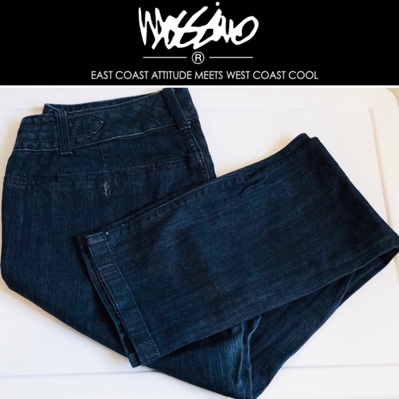 ♻️👖 Premium Denim Straight Leg Ankle Jeans Med Bl - Picture 2 of 14